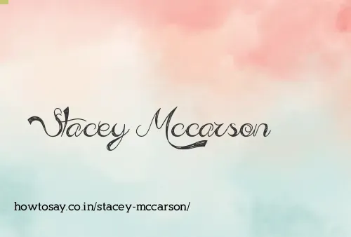 Stacey Mccarson