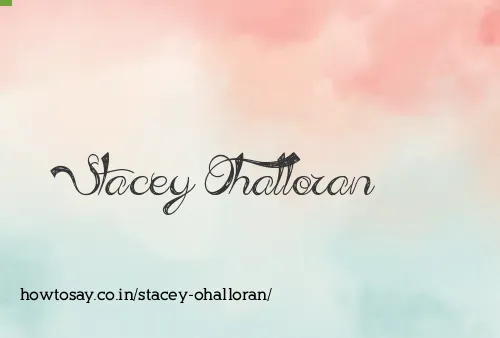 Stacey Ohalloran