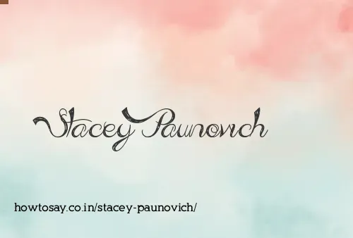 Stacey Paunovich