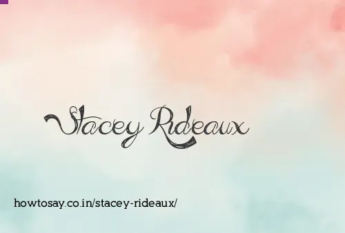 Stacey Rideaux