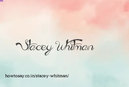 Stacey Whitman