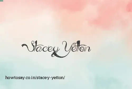 Stacey Yetton