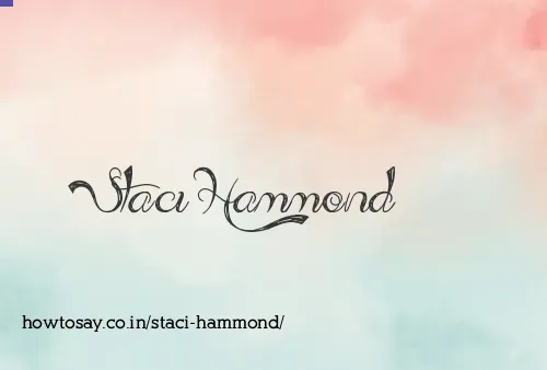 Staci Hammond