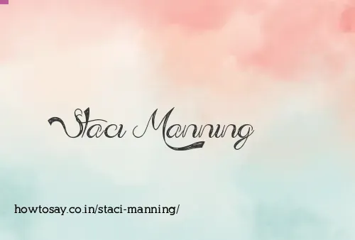Staci Manning