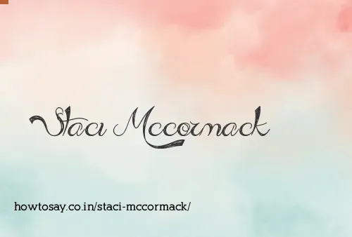 Staci Mccormack
