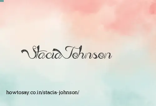Stacia Johnson