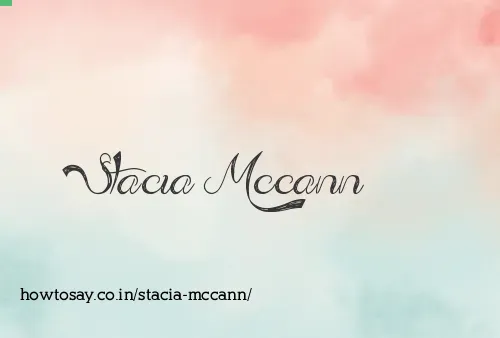 Stacia Mccann