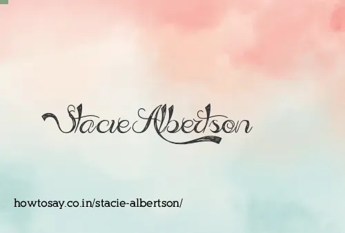 Stacie Albertson