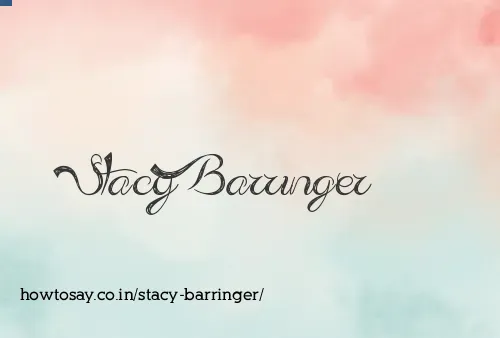 Stacy Barringer