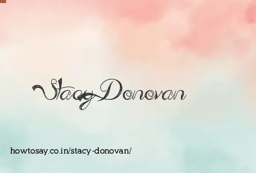 Stacy Donovan