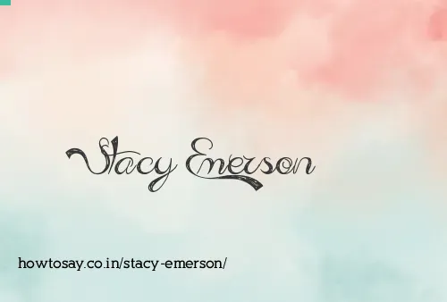 Stacy Emerson