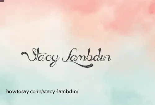Stacy Lambdin