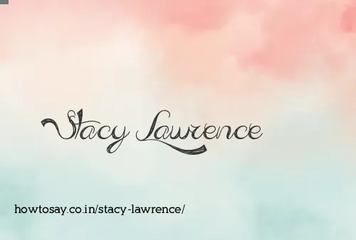 Stacy Lawrence