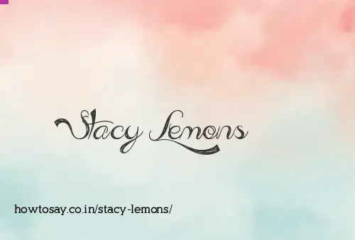 Stacy Lemons