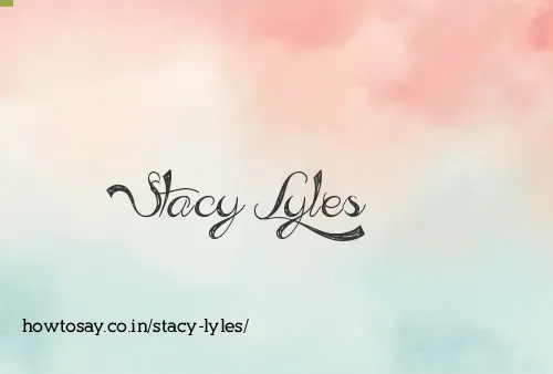 Stacy Lyles