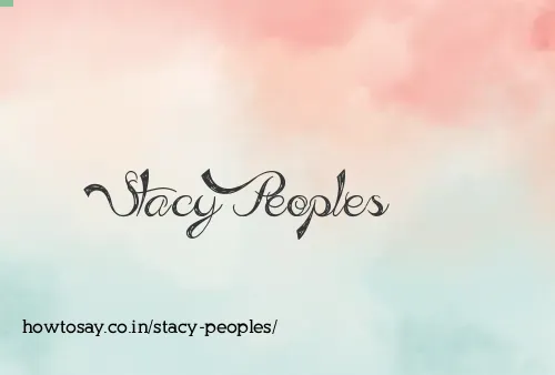 Stacy Peoples
