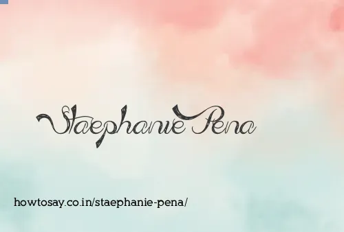 Staephanie Pena