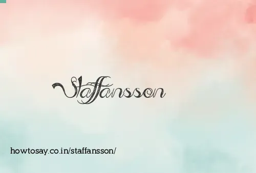 Staffansson