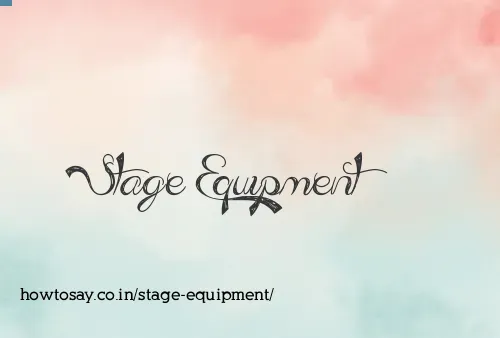 Stage Equipment