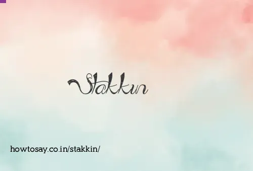 Stakkin