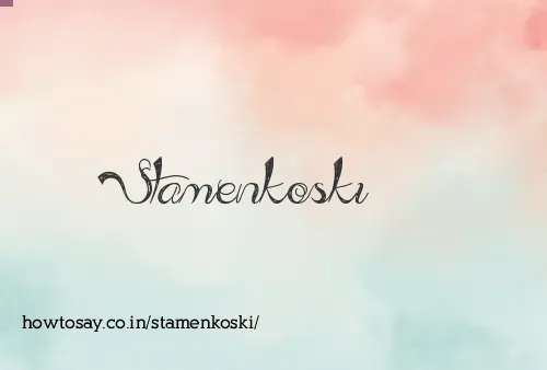 Stamenkoski