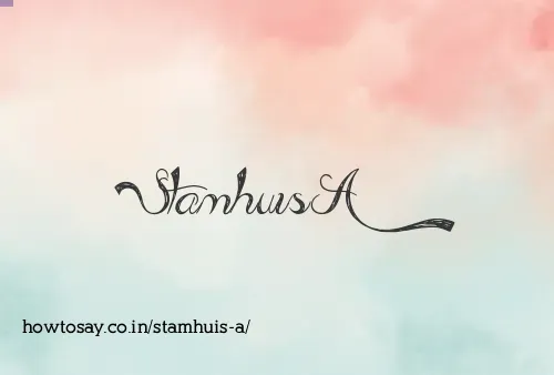 Stamhuis A
