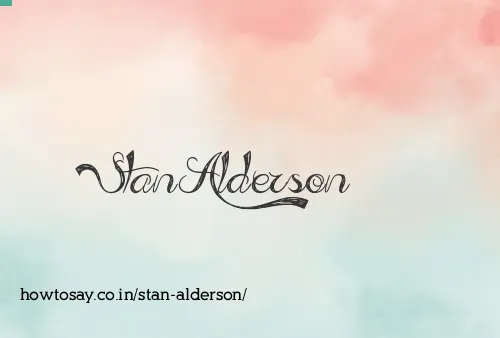 Stan Alderson