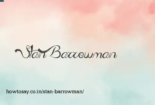 Stan Barrowman