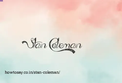 Stan Coleman
