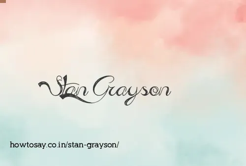 Stan Grayson