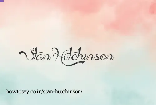 Stan Hutchinson