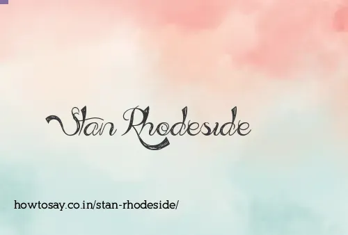 Stan Rhodeside