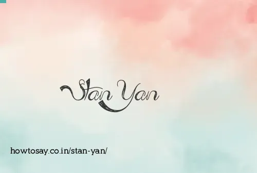 Stan Yan