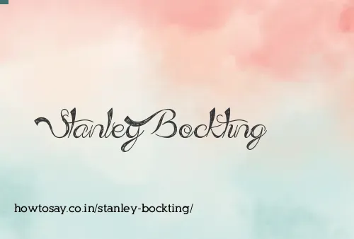 Stanley Bockting