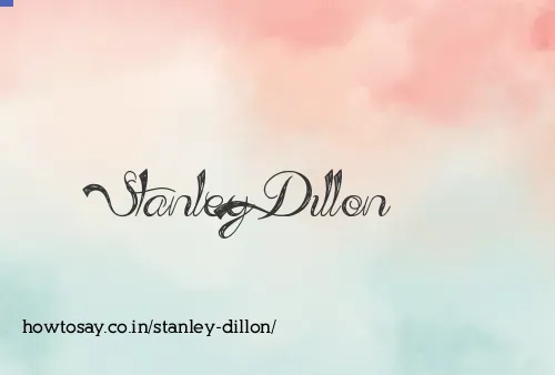 Stanley Dillon