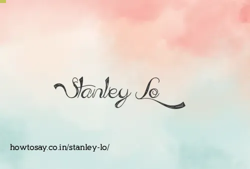 Stanley Lo