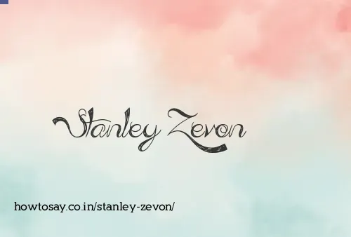 Stanley Zevon