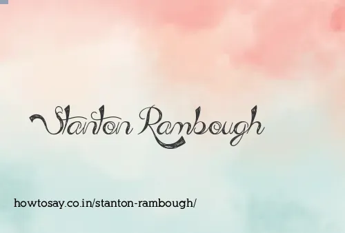 Stanton Rambough