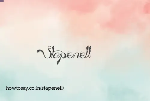 Stapenell