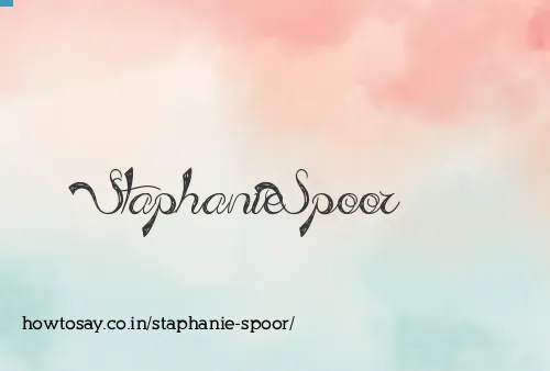 Staphanie Spoor