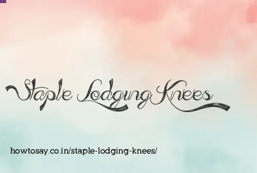 Staple Lodging Knees