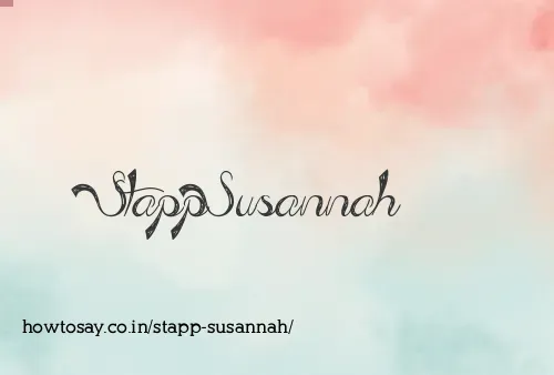 Stapp Susannah