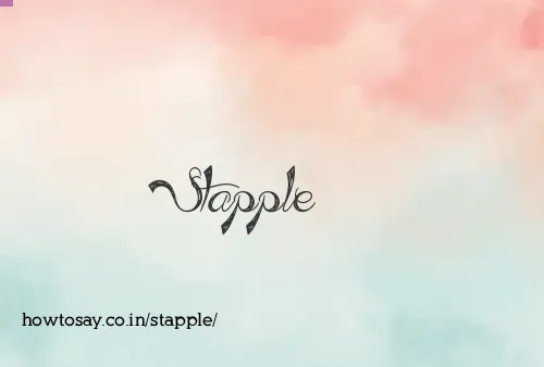 Stapple