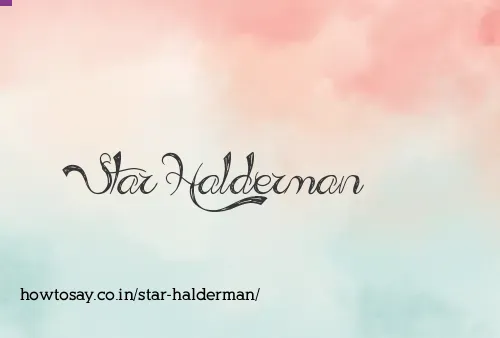 Star Halderman