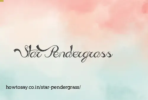 Star Pendergrass