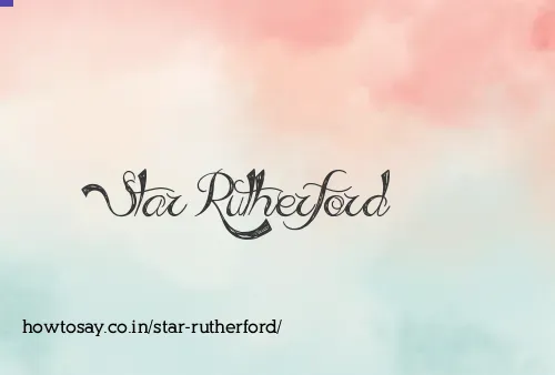 Star Rutherford