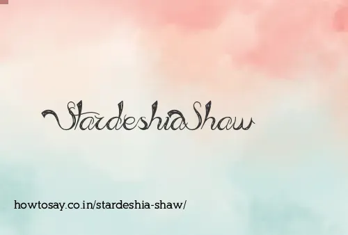 Stardeshia Shaw