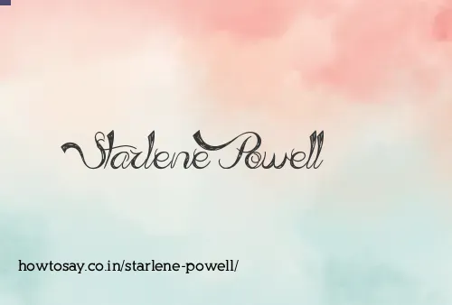 Starlene Powell