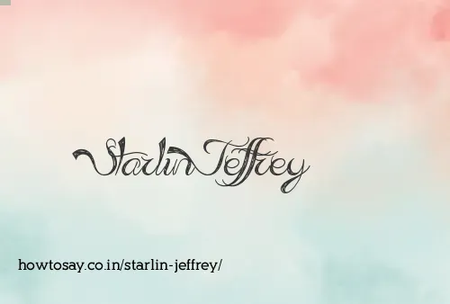 Starlin Jeffrey