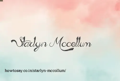 Starlyn Mccollum